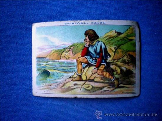 Coleccionismo cromos antiguos: CROMO CHOCOLATES JUNCOSA CRISTOBAL COLON  N&ordm; 5 - Foto 1