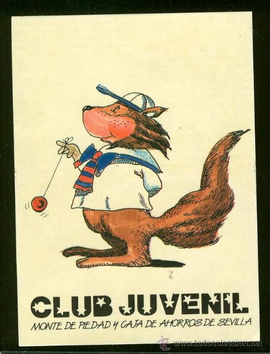 Collectionnisme Cartes &agrave; collectionner anciennes: .ADHESIVO O PEGATINA CLUB JUVENIL MONTE DE PIEDAD Y CAJA DE AHORROS DE SEVILLA