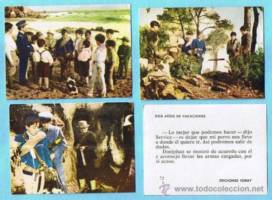 Collezionismo Figurine antiche: LOTE DE CROMOS. CROMOS SUELTOS; 0,80 &euro;. DOS A&Ntilde;OS DE VACACIONES. EDICIONES TORAY, 1963.