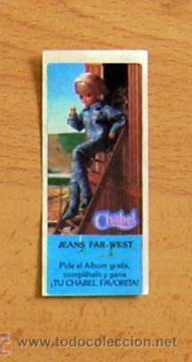 Coleccionismo cromos antiguos: Chicle CHABEL - cromo Jeans Far-West - Foto 1