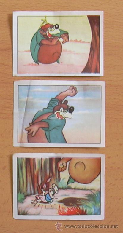 Collectable Antique Stickers: 3 cromos de La Canci&oacute;n del sur, n&ordm; 170, 176, 191 - Walt Disney - Ediciones Vilcar - Nunca pegados