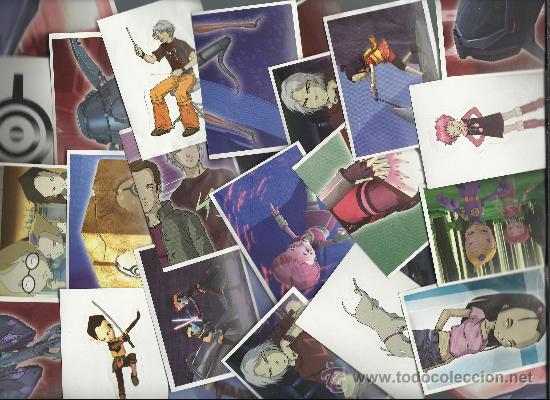 Coleccionismo cromos antiguos: .lote de 67 cromos de CODIGO LYOKO. TRASERA AZUL. - Foto 1