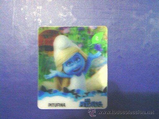 Coleccionismo cromos antiguos: CROMO,CARTA DE PITUFOS 3D.N&ordm; 2. - Foto 1