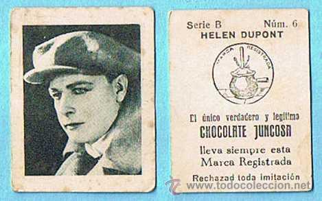 Collezionismo Figurine antiche: LOTE CROMOS SUELTOS, 1,20 &euro;. C&Eacute;LEBRES ARTISTAS CINEMATOGR&Aacute;FICOS, CINE. SERIE B. CHOCOLATE JUNCOSA.