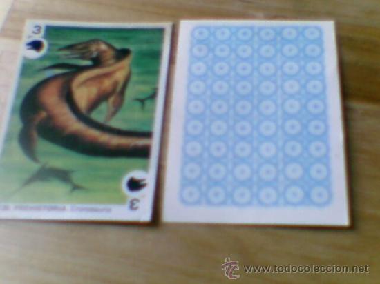 Coleccionismo cromos antiguos: Cromo carta antiguo PREHISTORIA 3 N&ordm; 139 cronosaurio desconozco &aacute;lbum