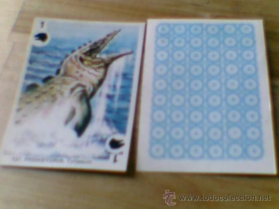 Coleccionismo cromos antiguos: Cromo carta antiguo PREHISTORIA 1 N&ordm; 137 tylosauro desconozco &aacute;lbum
