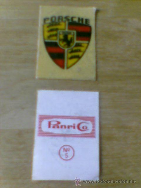 Coleccionismo Cromos antiguos: Cromo Panrico antiguo POrsche tela o lona n&ordm;5