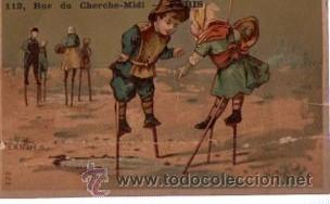 Collectionnisme Cartes &agrave; collectionner anciennes: CROMO PUBLICITARIO GUESQUIN, PARIS, 8 POR 12CM, LANDES, 322
