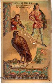 Collectionnisme Cartes &agrave; collectionner anciennes: CROMO PUBLICITARIO CHOCOLAT POULAIN, 7 POR 11CM, 3