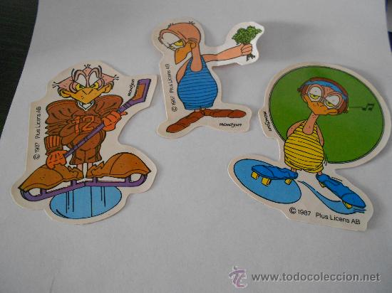 Coleccionismo cromos antiguos: pegatinas donuts 1987 - Foto 1