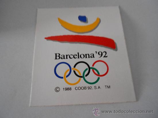 Collezionismo Figurine antiche: pegatina barcelona 92