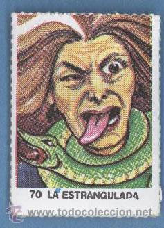 Coleccionismo cromos antiguos: Monstruos Di&aacute;bolicos N&ordm; 70 - La Estrangulada - Foto 1
