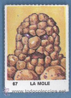 Coleccionismo cromos antiguos: Monstruos Di&aacute;bolicos N&ordm; 67 - La Mole - Foto 1