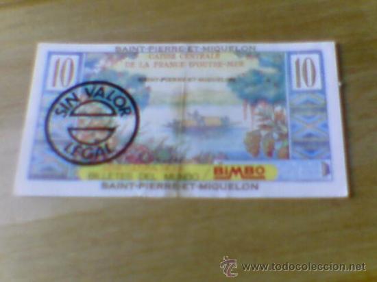 Colecionismo Cromos antigos: Cromo album billetes mundo pastelitos  Bimbo Ex Islas de la Reunion 10