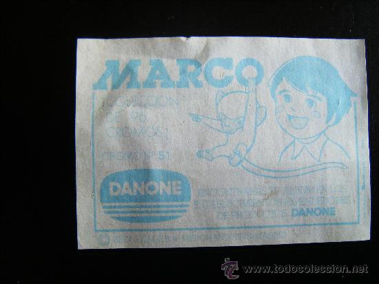 Coleccionismo cromos antiguos: CROMO COLECCI&Oacute;N DEL 96. MARCO. N&ordm; 51. DANONE. - Foto 2