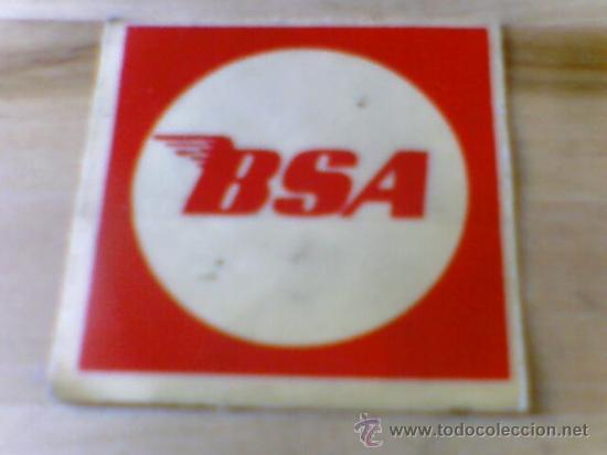 Coleccionismo cromos antiguos: Cromo tela pegatina moto BSA posiblemente pastelito coleccion antigua Cropan Phoskitos Panrico
