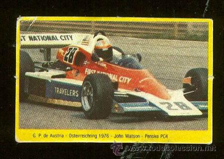 Collezionismo Figurine antiche: CROMO - PEGATINA DANONE DE LA COLECCI&Oacute;N &rdquo;GRAN PRIX FORD&rdquo; F&Oacute;RMULA 1. N&Uacute;MERO 27