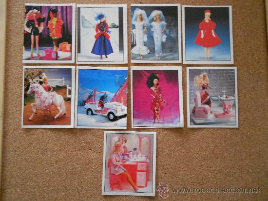 Coleccionismo cromos antiguos: cromos 9 de barbie a&ntilde;o 1993 - Foto 1