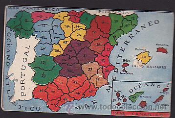 Coleccionismo cromos antiguos: COLECCION COMPLETA CROMOS MAPA DE ESPA&Ntilde;A CHOCOLATES BOIX - Foto 1