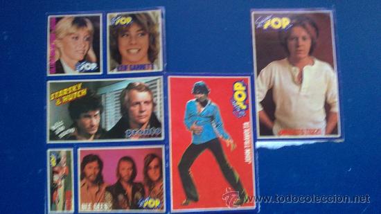 Coleccionismo Cromos antiguos: &-ANTIGUOS CROMOS(PEGATINAS)DE LA REVISTA SUPER POP-LOTE: 21, DISTINTOS.