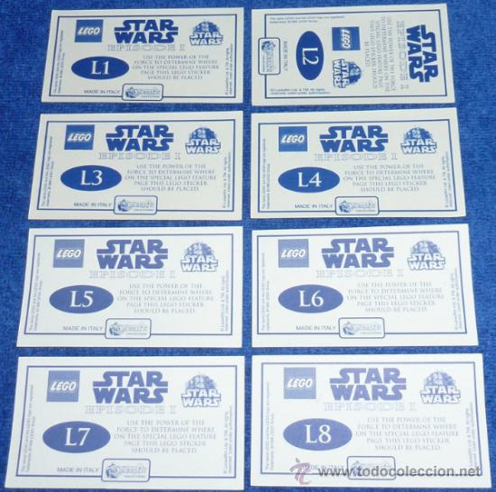 Coleccionismo cromos antiguos: Star Wars Lego - PANINI - Foto 2