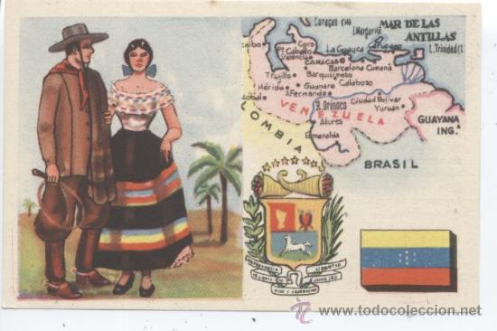 Coleccionismo Cromos antiguos: Cromo Naciones del Mundo. Ceregumil Fern&aacute;ndez. Serie de 100 cromos. Venezuela n&ordm; 38.