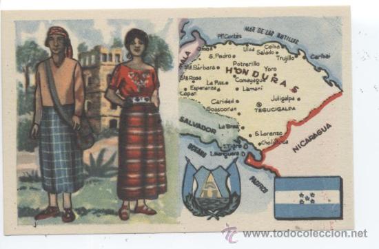 Collectionnisme Cartes &agrave; collectionner anciennes: Cromo Naciones del Mundo. Ceregumil Fern&aacute;ndez. Segunda Serie de 100 cromos. Honduras, n&ordm; 84