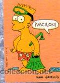 Sammeln alte Sammelbilder: CROMO ANTIGUO LOS SIMPSONS, VACIL&Oacute;N, BOLLYCAO