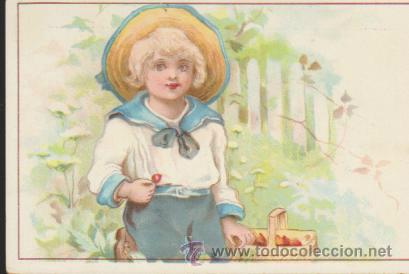 Collezionismo Figurine antiche: Perla Anti-gastr&aacute;lgica del Dr. Delgado. Farmacia El Globo - Sevilla.Cromo(7x11) S.XIX.