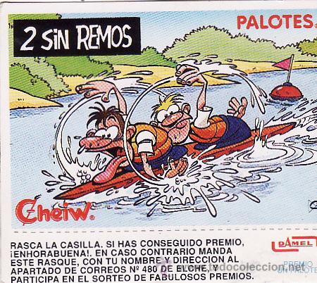 Coleccionismo cromos antiguos: DAMEL -- CHEIW -- PALOTES --2 SIN REMOS - Foto 1