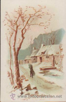 Collectable Antique Stickers: Galletas y Bizcochos Vi&ntilde;as y Comp&ordf;. Cromo (11x7) RARO AS&Iacute;. Principio Siglo XX.