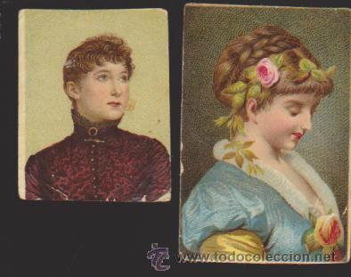 Sammeln alte Sammelbilder: La Delicia de Sevilla. Lote de 2 cromos (7,5x5 y 5,5x4,5) RAROS