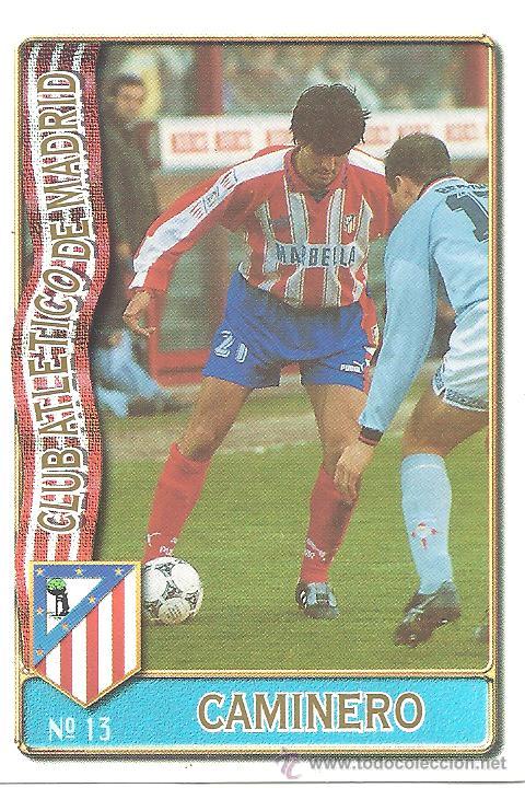 Coleccionismo Cromos antiguos: Temporada 95-96 Caminero At. Madrid