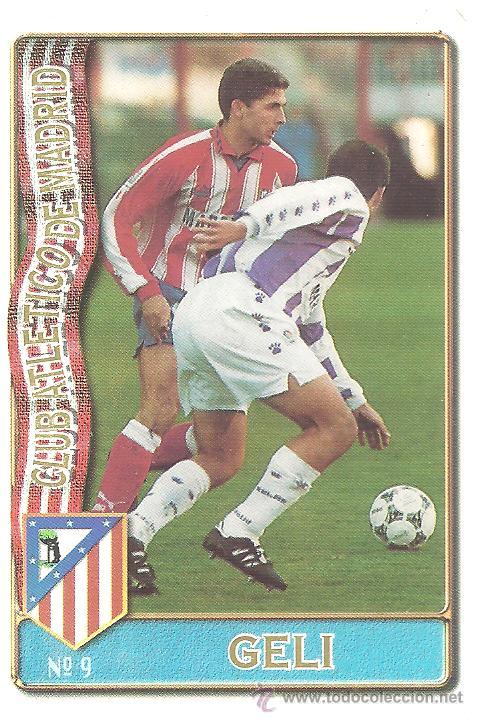 Coleccionismo Cromos antiguos: Temporada 95-96 D.Geli At. Madrid