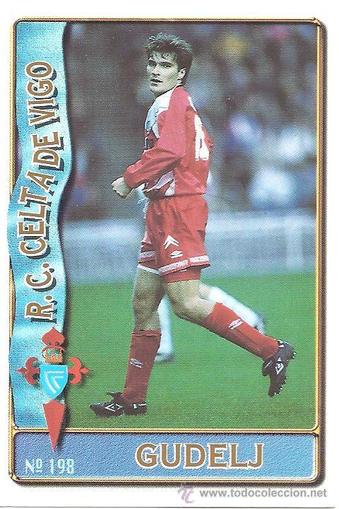 Coleccionismo Cromos antiguos: Temporada 95-96 Gudelj Real Club Celta de Vigo