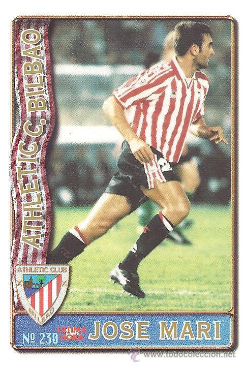 Colecionismo Cromos antigos: Temporada 95-96 Jose Mar&iacute; At. Bilbao