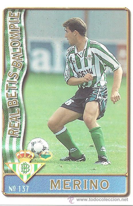 Colecionismo Cromos antigos: Temporada 95-96 Merino Real Betis