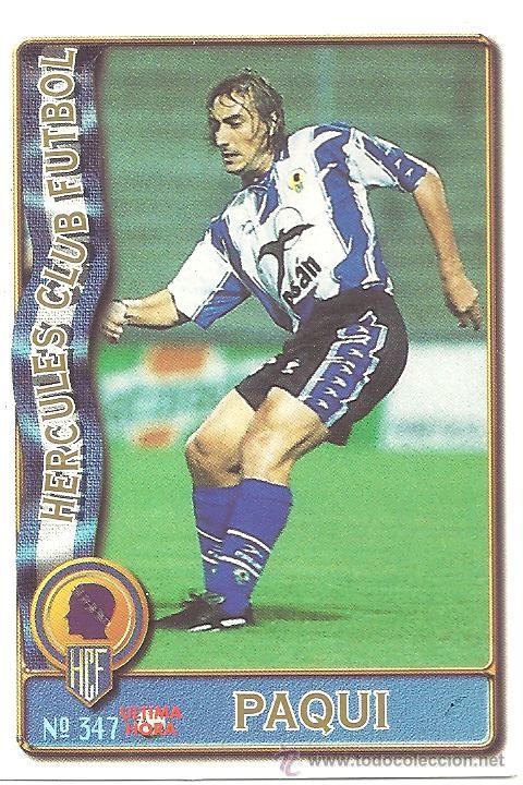 Coleccionismo Cromos antiguos: Temporada 95-96 Paqui Hercules