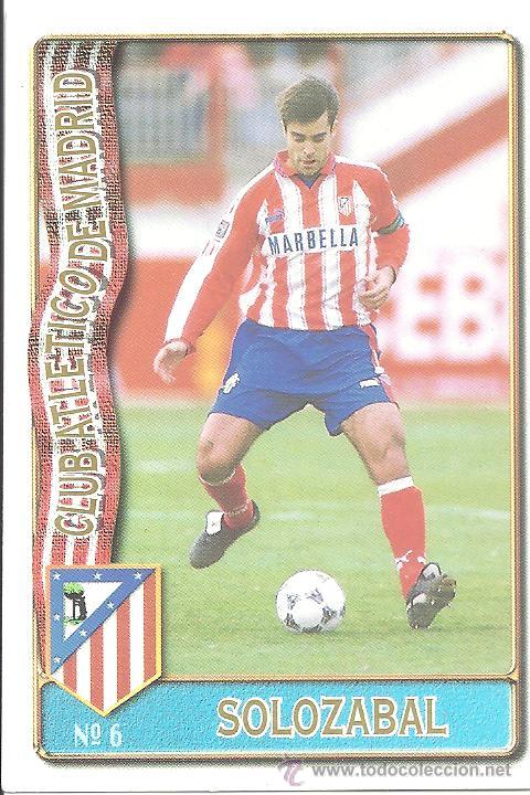 Coleccionismo Cromos antiguos: Temporada 95-96 Solozabal At. Madrid
