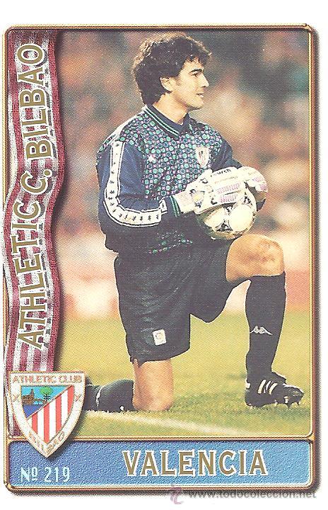 Colecionismo Cromos antigos: Temporada 95-96 Valencia At. Bilbao