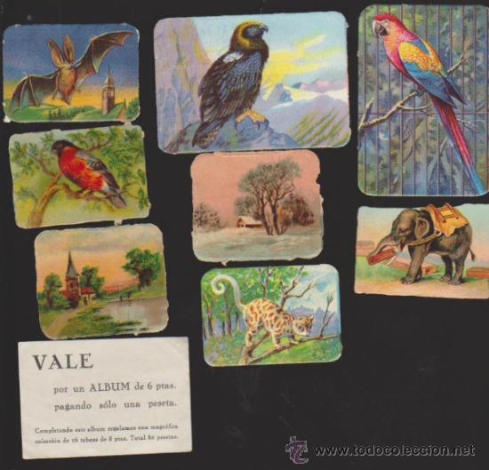 Sammeln alte Sammelbilder: Lote de 8 cromos y 1 vale por un album:Farmacia M.Matute (Cadiz) Sirop Michel y An-