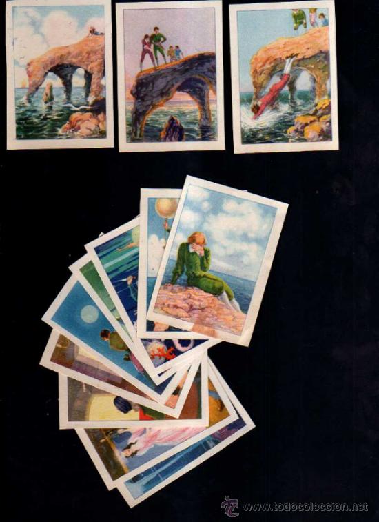 Coleccionismo cromos antiguos: Colecci&oacute;n completa.La perla negra. 12 cromos. - Foto 1