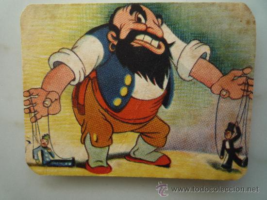 Coleccionismo Cromos antiguos: Cromo n&ordm; 9 Yo soy el gitano Str&oacute;mboli / &Aacute;lbum Lujo PINOCHO / Walt Disney / FHER. Bilbao. A&ntilde;os '40