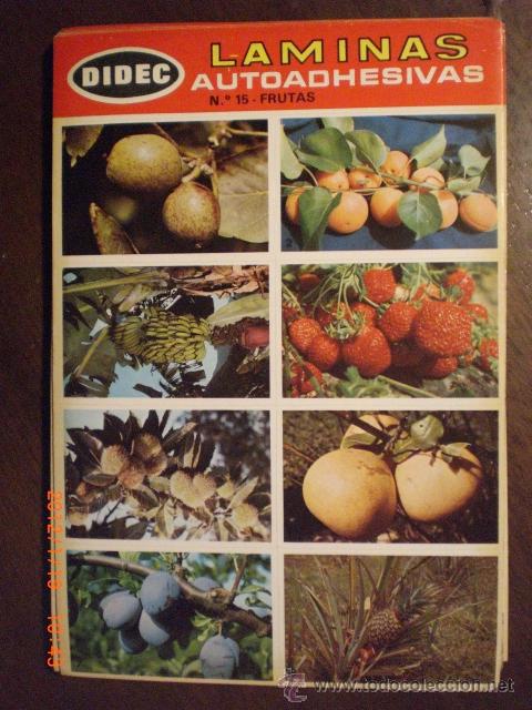 Coleccionismo cromos antiguos: DIDEC - SERIE N&ordm; 15 - FRUTAS - COMPLETA - Foto 1