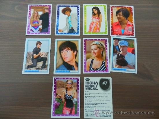 Coleccionismo cromos antiguos: High School musical 2 , 10 cromos , panini - Foto 1