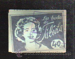 Coleccionismo cromos antiguos: SOBRE DE CROMOS LA BODA DE FABIOLA. SIN ABRIR - Foto 1