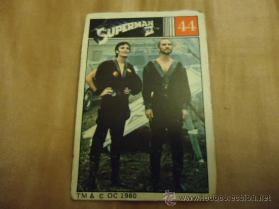 Collectable Antique Stickers: antiguo cromo superman ii tm& c dc 1980 numero 44