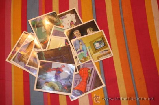 Coleccionismo cromos antiguos: LOTE 16 SPIDERMAN CROMOS DE PANINI - Foto 1
