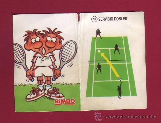 Colecionismo Cromos antigos: BIMBO - TENIS CON BIMBO CROMO 16