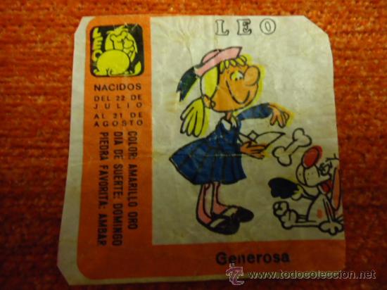 Coleccionismo cromos antiguos: CHICLE - CHICLES - HOROSCOPO-ni&ntilde;a - Foto 1
